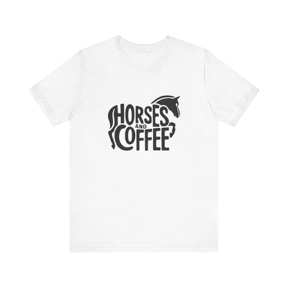 Horses and Coffee Tee