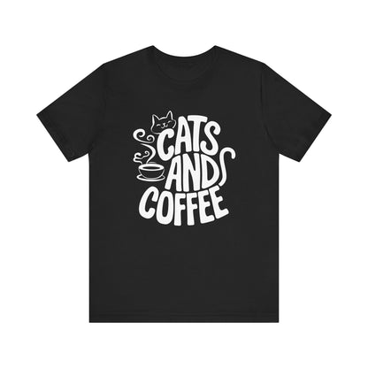 Cats and Coffee Tee