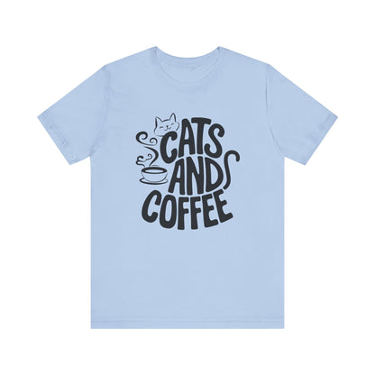 Cats and Coffee Tee