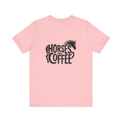 Horses and Coffee Tee