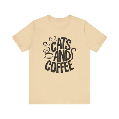 Cats and Coffee Tee