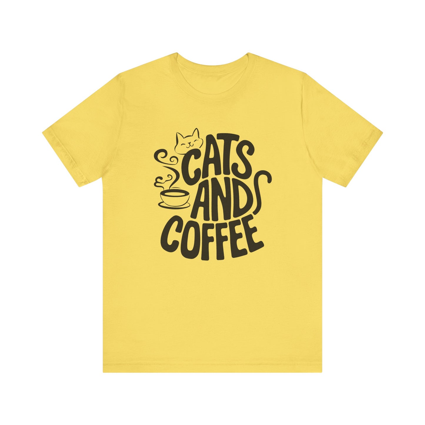 Cats and Coffee Tee