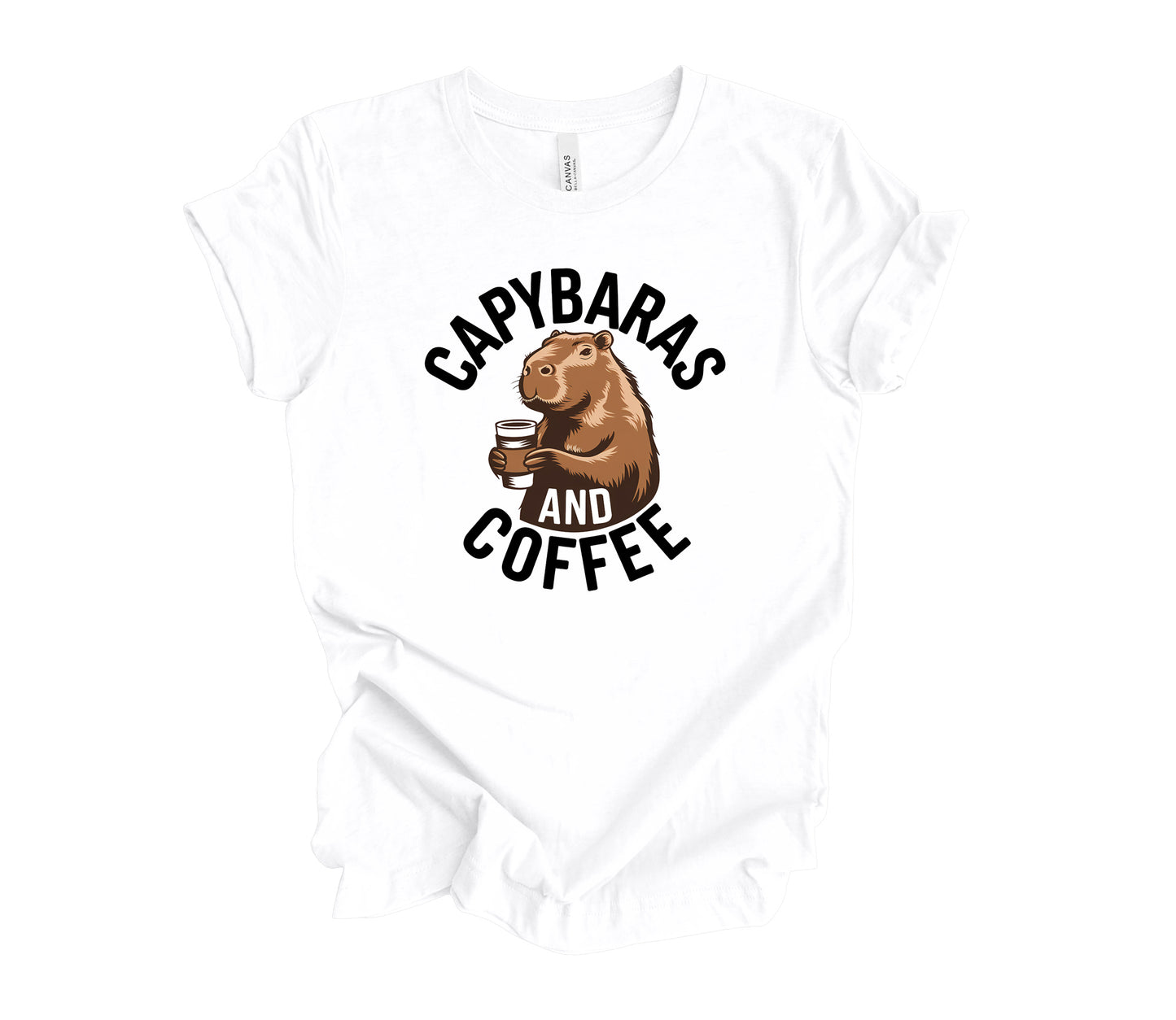 Capybaras and Coffee Tee