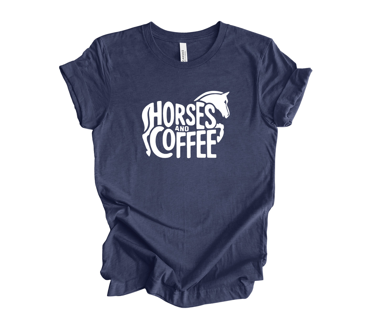 Horses and Coffee Tee