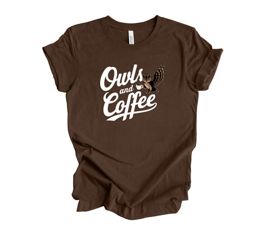 Owls and Coffee Tee