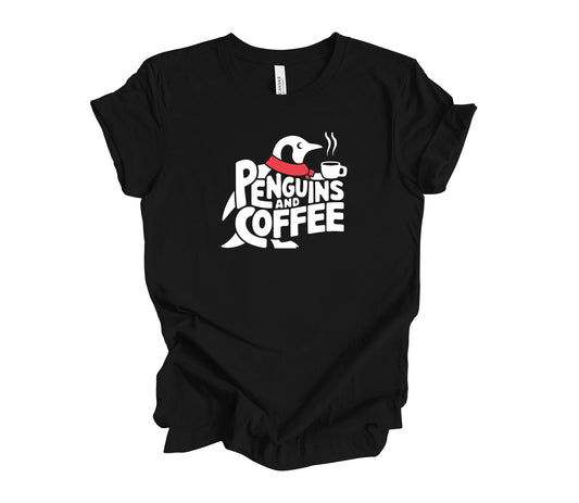 Penguins and Coffee Tee