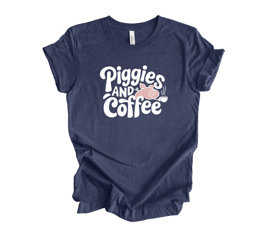 Piggies and Coffee Tee