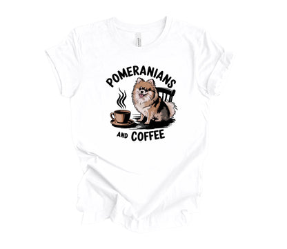 Pomeranians and Coffee Tee