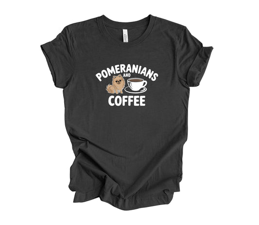 Pomeranians and Coffee Tee