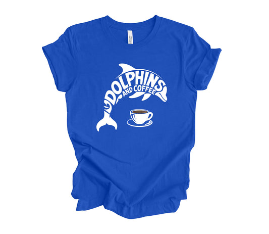 Dolphins and Coffee Tee