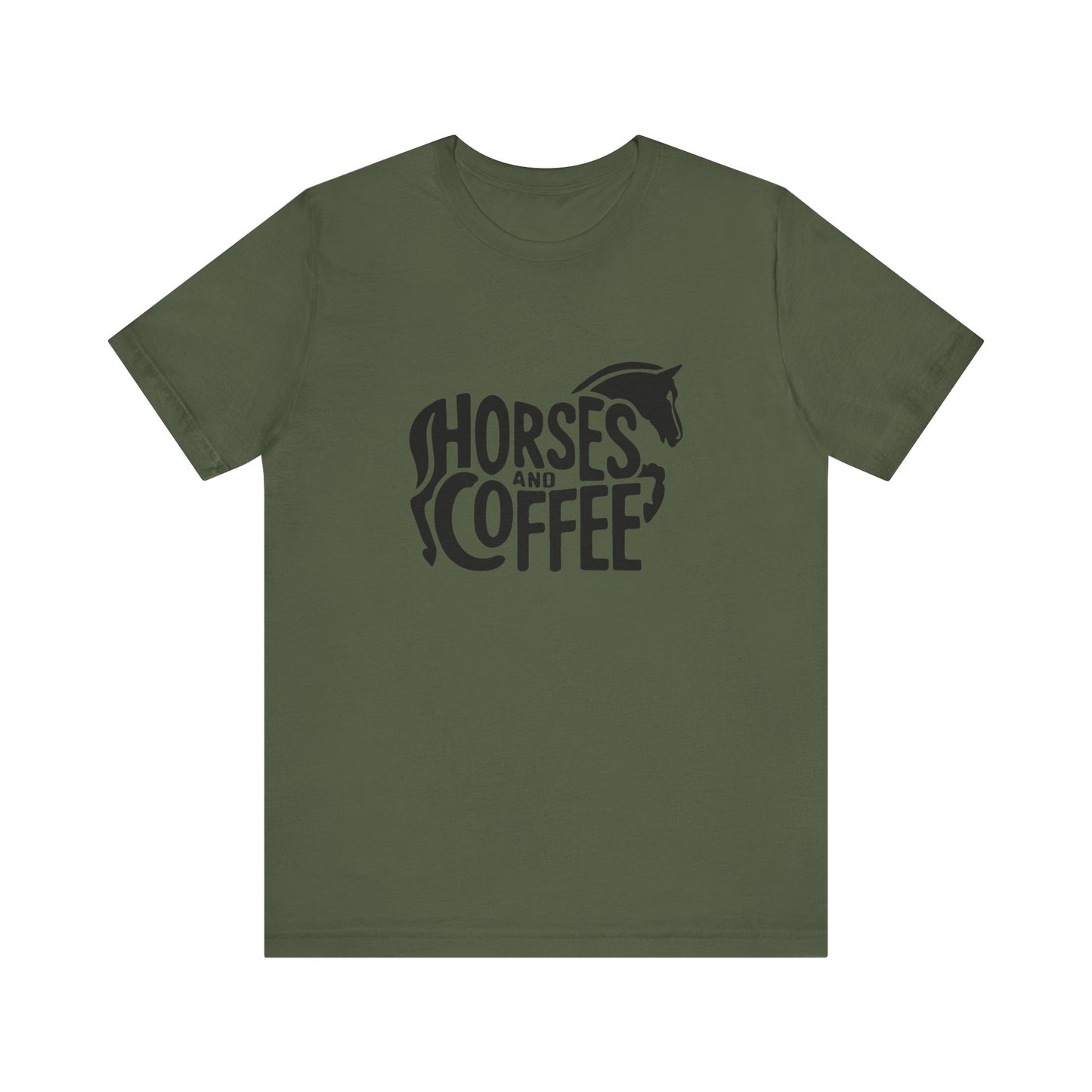 Horses and Coffee Tee