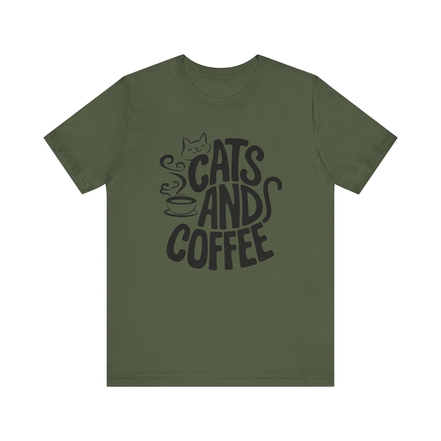 Cats and Coffee Tee